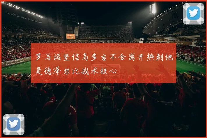 罗马诺坚信乌多吉不会离开热刺他是德泽尔比战术核心
